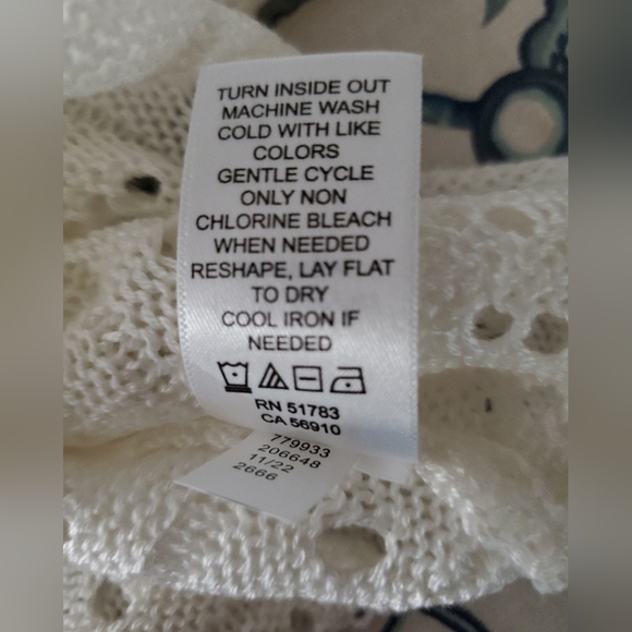 Maurices Crocheted Swim Coverup Long Sleeve NWT - Picture 4 of 8